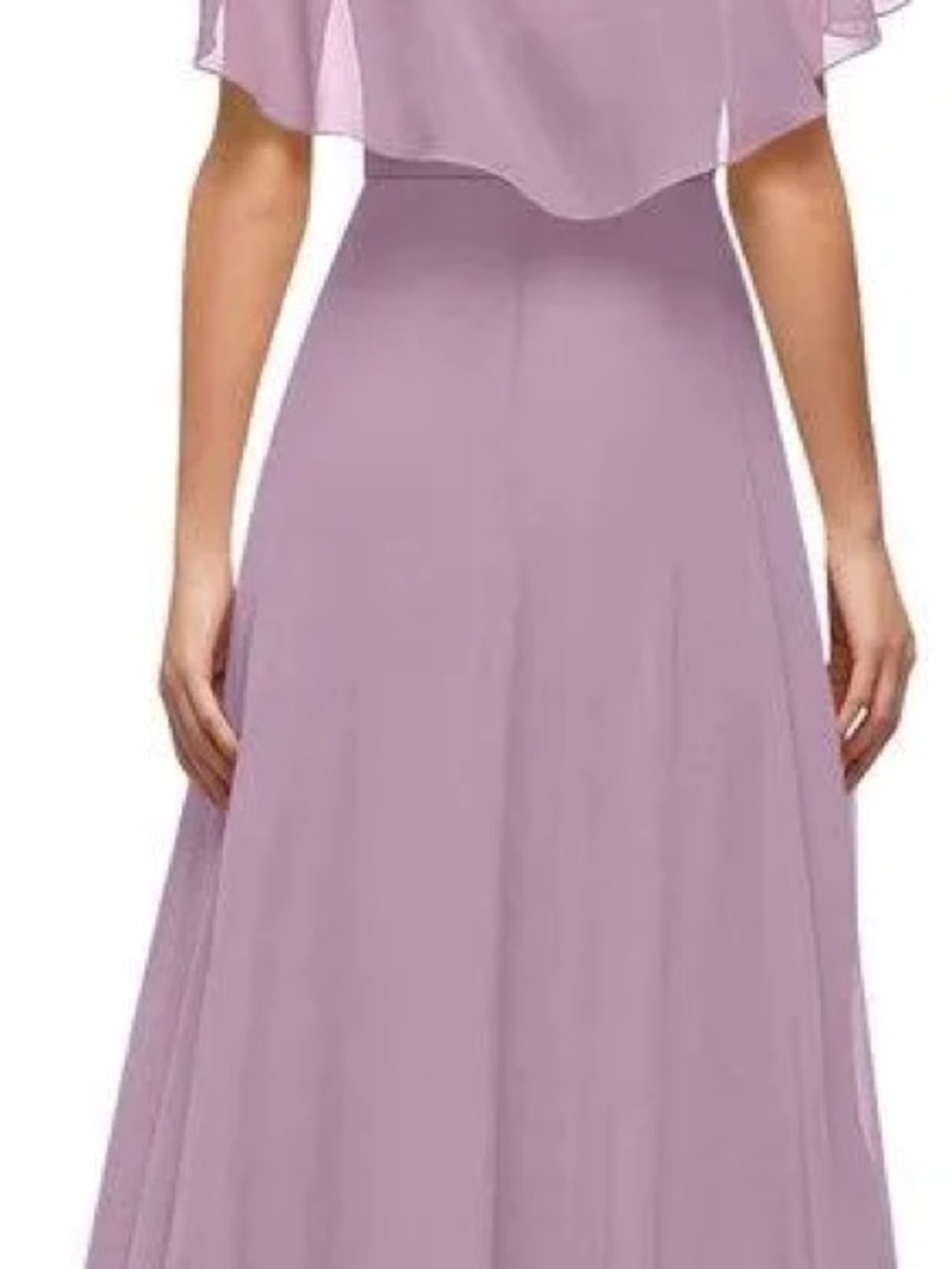 Azazie Black Flowing Wedding bridesmaid Dress - Picture 10 of 10